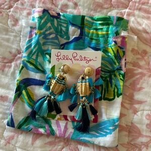 NWT Lilly Pulitzer Fish Earrings